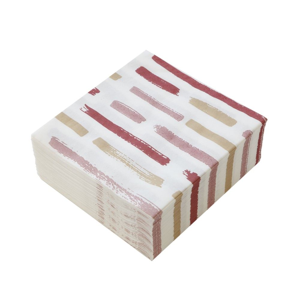 50 Tovaglioli in AIRLAID 40x40 cm colore MONET BORDEAUX
