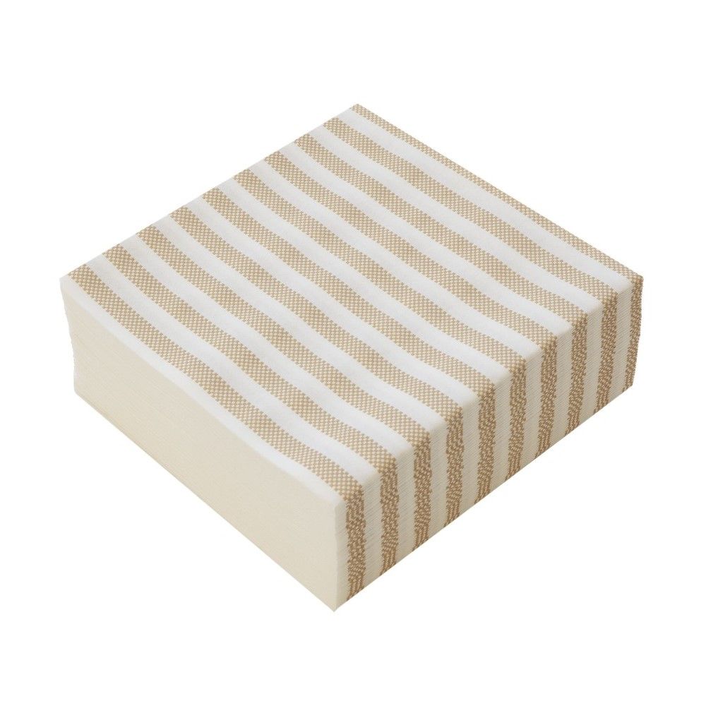 50 Tovaglioli in AIRLAID 40x40 cm colore RIGA SABBIA