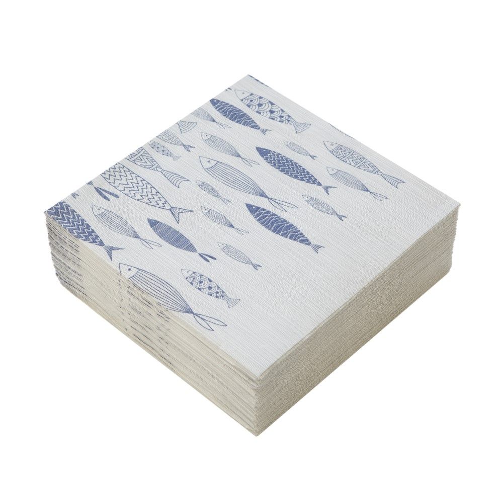 50 Tovaglioli in AIRLAID 40x40 cm colore MARE BLU