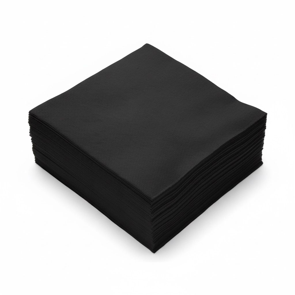 50 Tovaglioli in AIRLAID 40x40 cm colore NERO