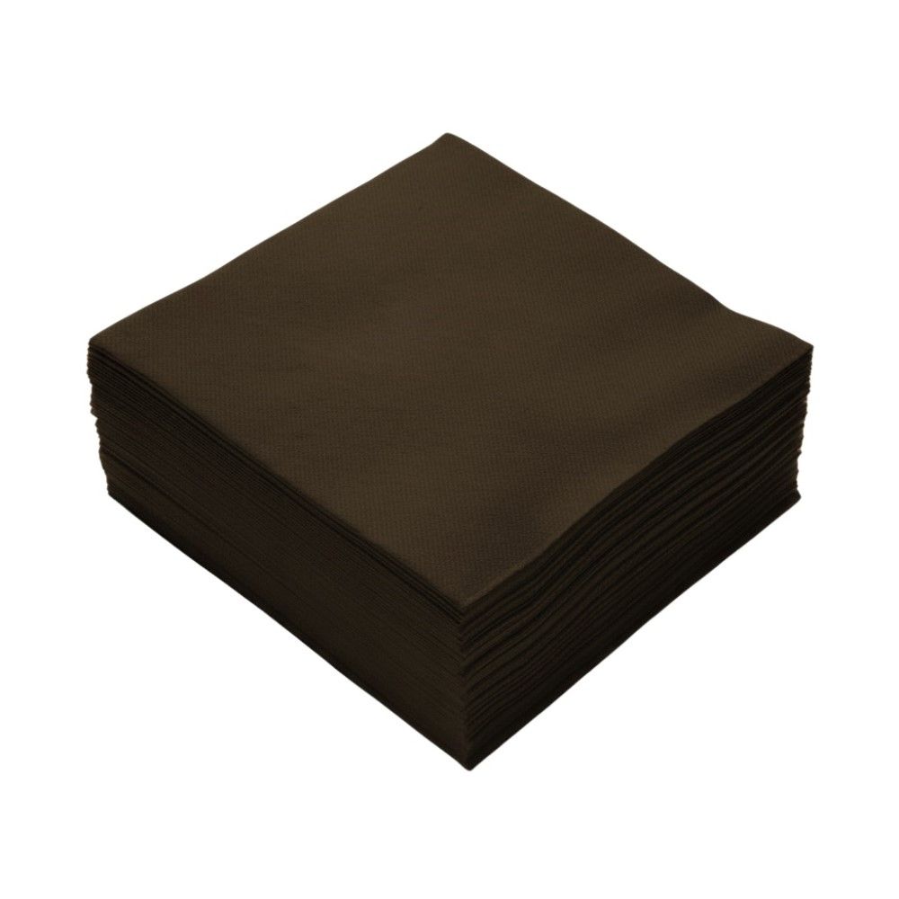 50 Tovaglioli in AIRLAID 40x40 cm colore CIOCCOLATO