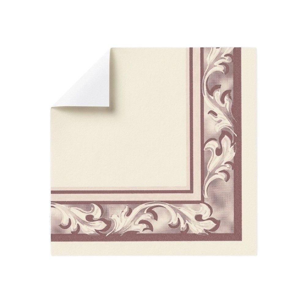 50 Tovaglioli DRY in AIRLAID 40x40 cm ACANTO BORDEAUX
