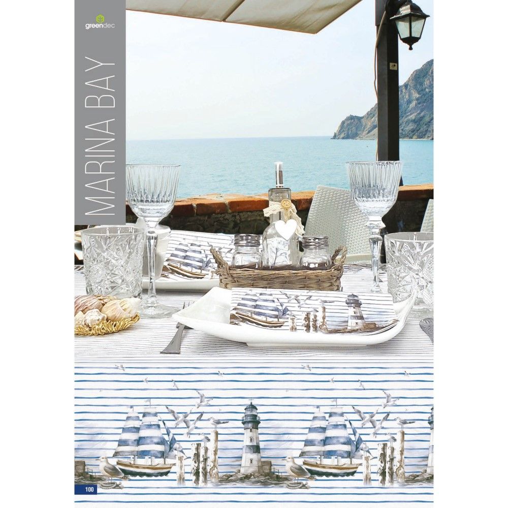 50 Tovaglioli DRY in AIRLAID 40x40 cm MARINA BAY