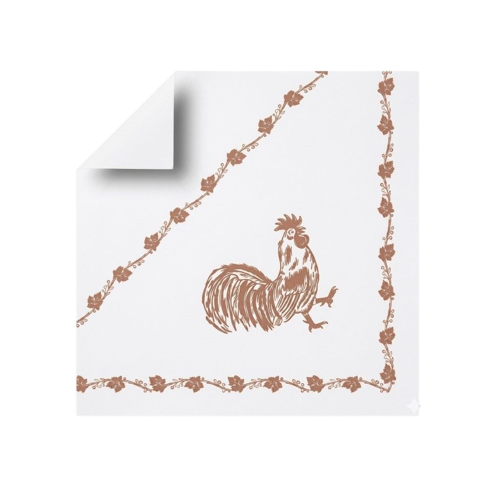 50 Tovaglioli DRY in AIRLAID 40x40 cm ROMAGNOLA RUGGINE