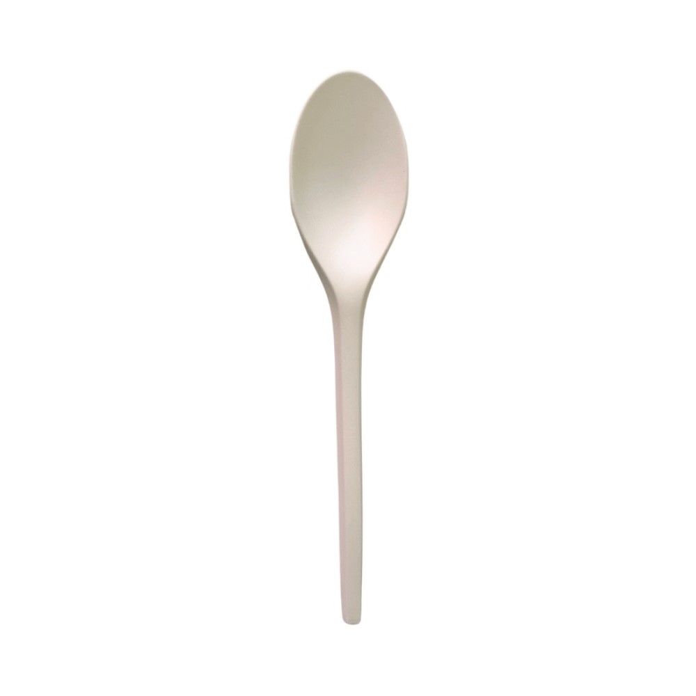 50 CUCCHIAI in CPLA Compostabili e Biodegradabili colore Bianco