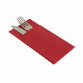 50 Tovaglioli Pocket AIRLAID DRY ROSSO 40x35 cm con Tasca Portaposate