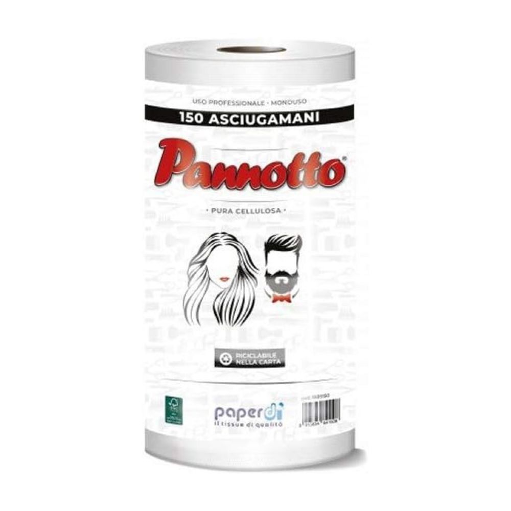 Paperdi PANNOTTO 150 asciugamani monouso pura cellulosa 3 veli 37X67cm