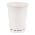 50 Bicchieri in Carta colore BIANCO riciclabili ecologici - 450 ml