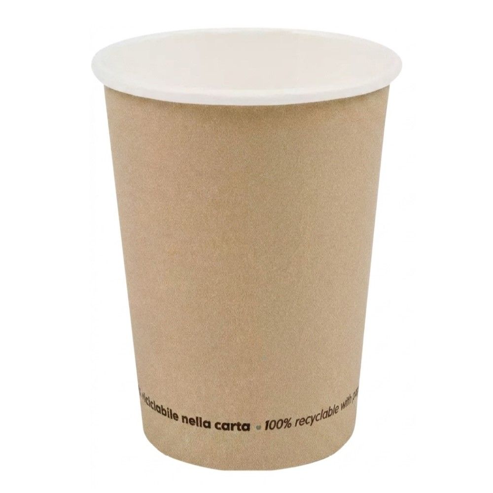 50 Bicchieri in Carta colore AVANA riciclabili ecologici - 450 ml