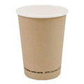 50 Bicchieri in Carta colore AVANA riciclabili ecologici - 450 ml