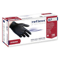 REFLEXX R67 Guanti in nitrile NERO ALTO SPESSORE 5.5 gr 100 pz - TG M