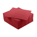 40 Tovaglioli punta a punta in carta di colore ROSSO 2 veli 38x38 cm