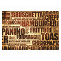 250 Tovagliette Sottopiatti GOLOSA MARRONE in Carta GOFFRATA 30x40 cm