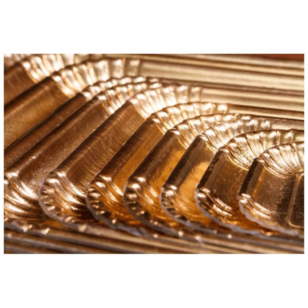 Vassoio Cartone Alimentare ORO misura ROMA 7 - MILANO 8 - Conf. 10 KG