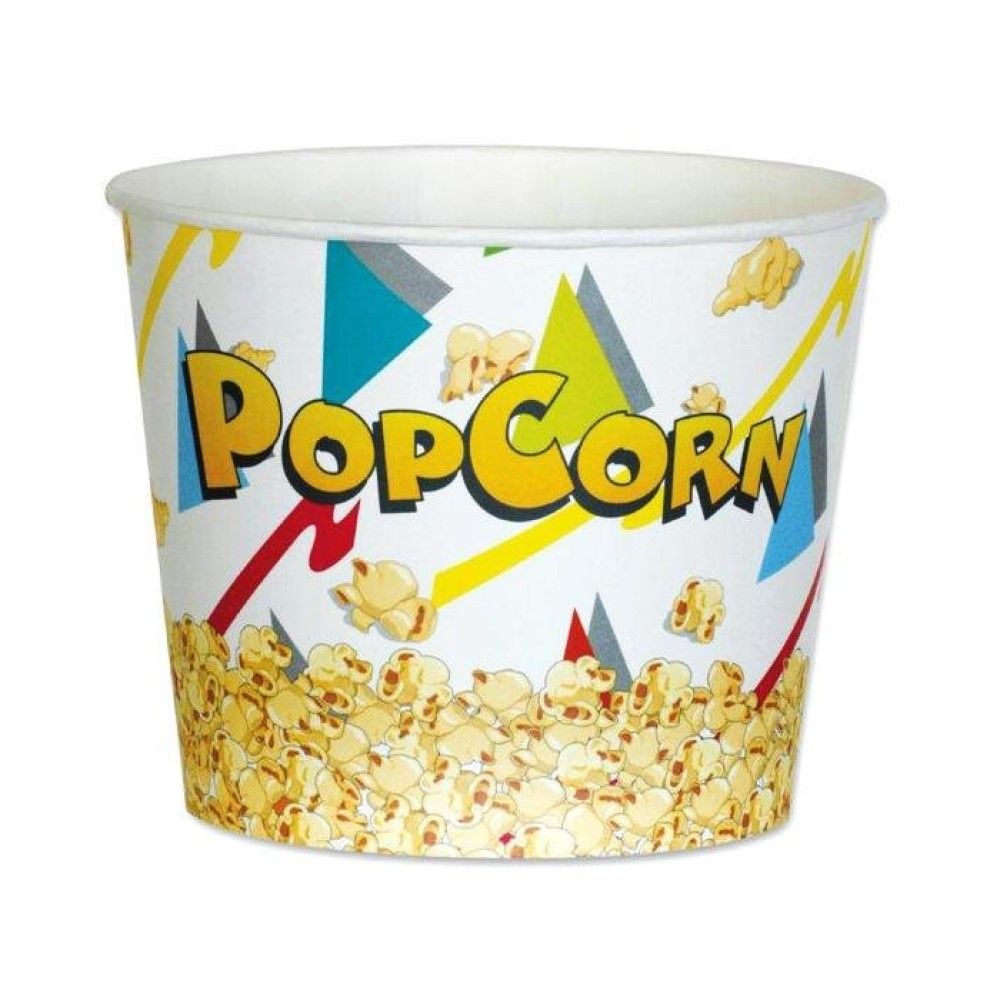 Bicchiere Ciotola per POPCORN in Cartoncino da 4.45 Litri 20.6x17.3 cm