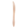 100 Coltelli monouso in Legno di Betulla da 16.5 cm - Biodeagradabili -