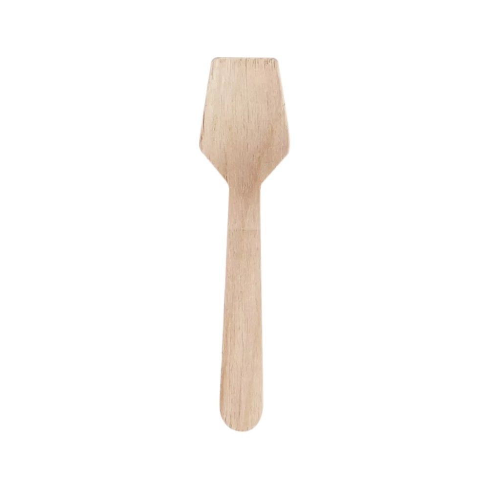 100 Palette Gelato monouso in Legno di Betulla da 9.5 cm Biodeagradabili