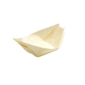 100 PZ Ciotole Barchette piroghe FINGER FOOD in legno 6.5x4.5 cm