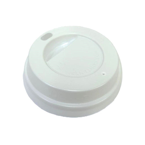 100 COPERCHI con beccuccio in polistirene per bicchiere da 200 ml BIOC7